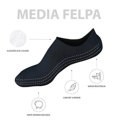 Tines Cortos Lisos Media Felpa