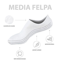 Tines Cortos Lisos Media Felpa