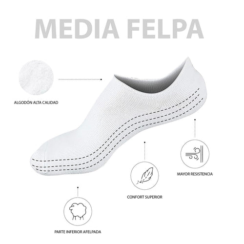 Tines Cortos Lisos Media Felpa