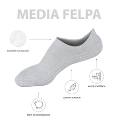 Tines Cortos Lisos Media Felpa