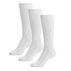 Calceta Blanca Calada Variada Escolar