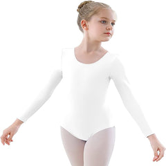 Leotardo Seamless Manga Larga Sin Costuras Niña