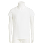 Playera Blanca manga Corta Algodón Niño