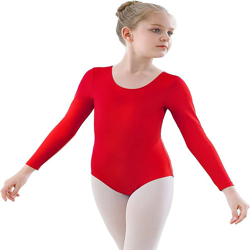 Leotardo Seamless Manga Larga Sin Costuras Niña