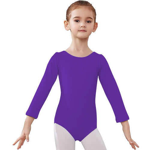 Leotardo Algodón Manga Larga Niña