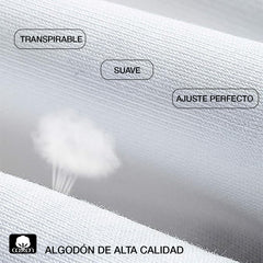 Calceta Blanca Calada Variada Escolar