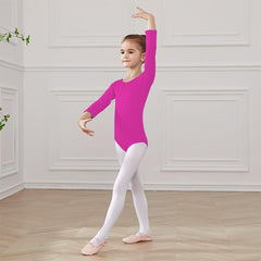 Leotardo Algodón Manga Larga Niña