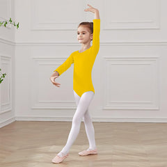 Leotardo Algodón Manga Larga Niña