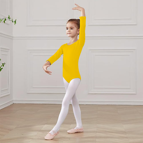 Leotardo Algodón Manga Larga Niña