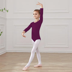 Leotardo Algodón Manga Larga Niña