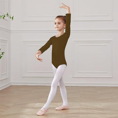 Leotardo Algodón Manga Larga Niña