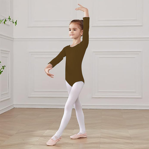 Leotardo Algodón Manga Larga Niña