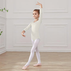 Leotardo Algodón Manga Larga Niña