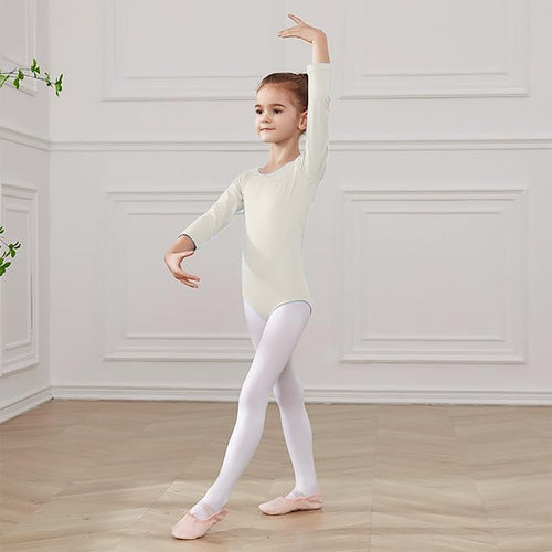 Leotardo Algodón Manga Larga Niña