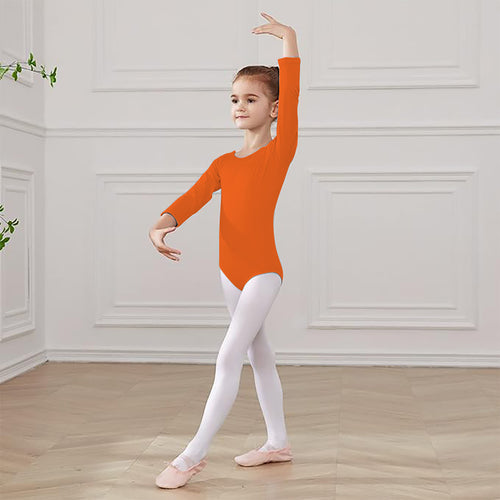 Leotardo Algodón Manga Larga Niña