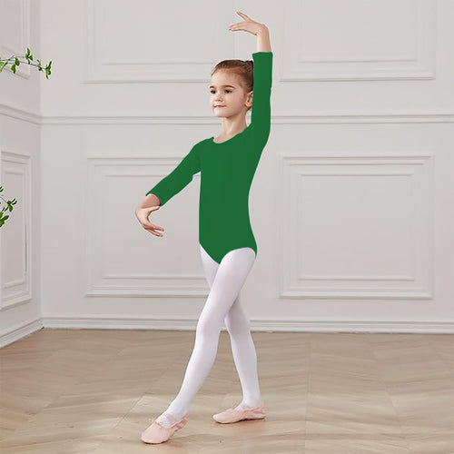 Leotardo Algodón Manga Larga Niña