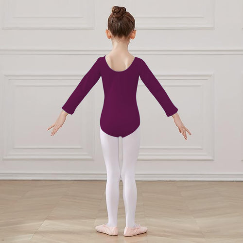 Leotardo Algodón Manga Larga Niña