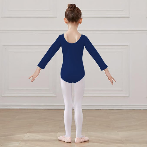 Leotardo Algodón Manga Larga Niña