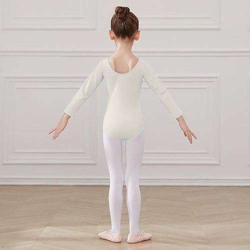 Leotardo Algodón Manga Larga Niña