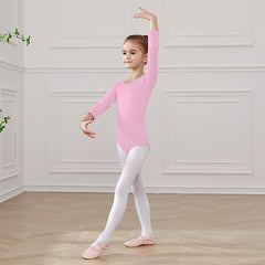 Leotardo Algodón Manga Larga Niña