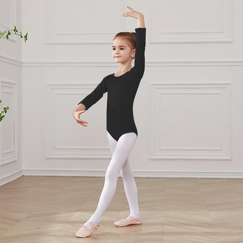 Leotardo Algodón Manga Larga Niña