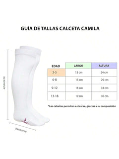 Calceta Larga Escolar Camila