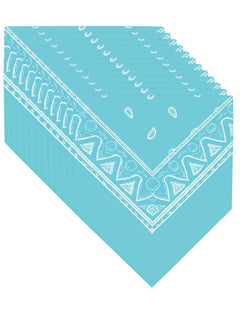 Paliacates Pañuelo de Algodón - Set de 12 Estampado Paisley Multicolor