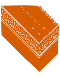 Paliacates Pañuelo de Algodón - Set de 12 Estampado Paisley Multicolor
