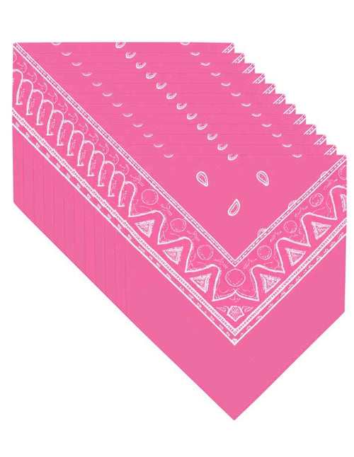 Paliacates Pañuelo de Algodón - Set de 12 Estampado Paisley Multicolor