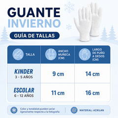 3 Pares Guantes de Invierno para Niño - Don Calcetín