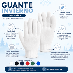 3 Pares Guantes de Invierno para Niño - Don Calcetín