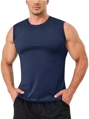 Camiseta Deportiva Fit Sin Manga Algodón Orgánico Gym Casual