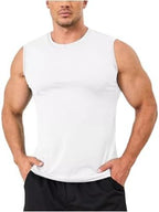 Camiseta Deportiva Fit Sin Manga Algodón Orgánico Gym Casual