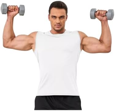 Camiseta Deportiva Fit Sin Manga Algodón Orgánico Gym Casual