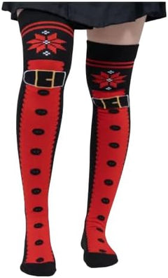 Calceta Larga Medieta Navidad Varios Diseños