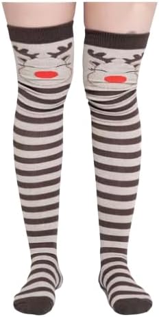 Calceta Larga Medieta Navidad Varios Diseños