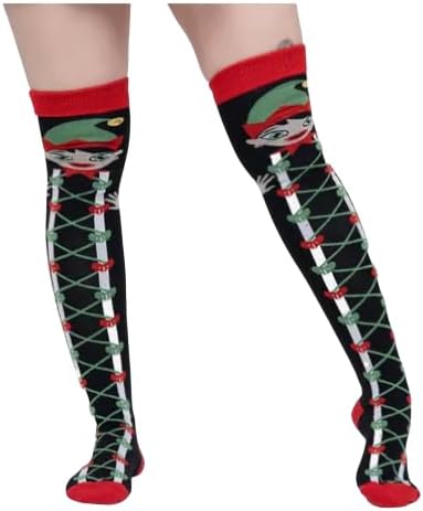 Calceta Larga Medieta Navidad Varios Diseños