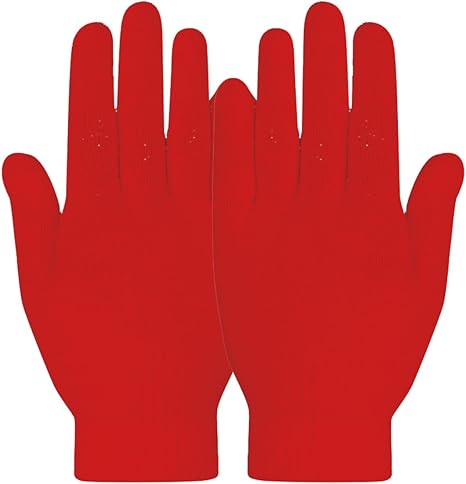 6 Pares Guante Invierno Cálido Elástico Mujer Hombre Unisex Varios Colores