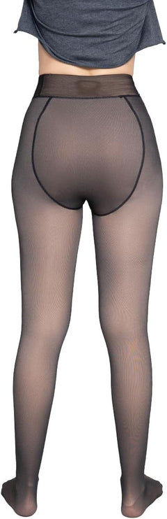 Malla Media Térmica Mujer Forro Polar Afelpado Caliente