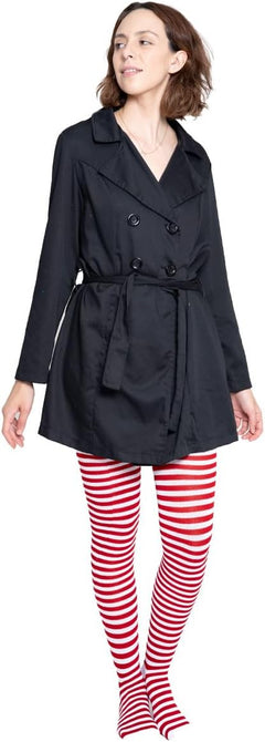 Mallas Navideña Caramelo Mujer Algodón Suave Alta Calidad