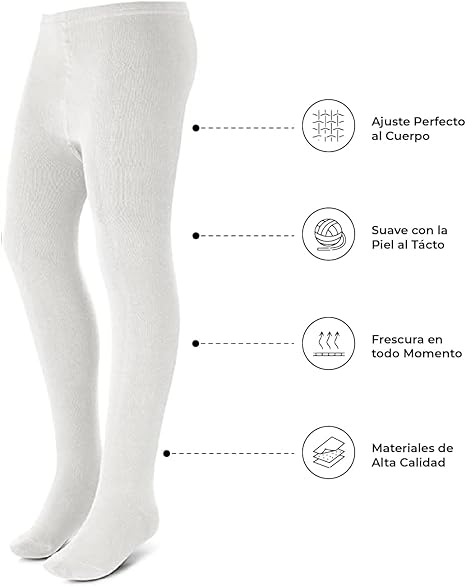 Mallas de Algodón Suave Gruesa Niña