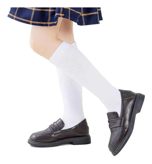 6 Pares Calceta Escolar Algodón Predilecta Niña - Don Calcetín