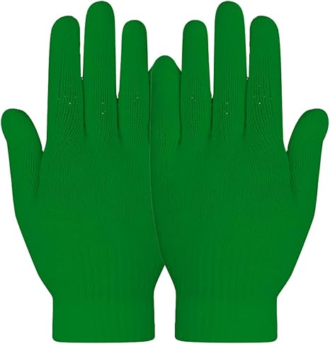 6 Pares Guante Invierno Cálido Elástico Mujer Hombre Unisex Varios Colores