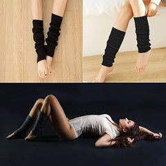 Calentador Piernas Mujer Algodón Suave Invierno Frio 3 Pares