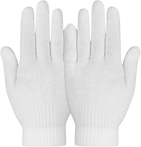 6 Pares Guante Invierno Cálido Elástico Mujer Hombre Unisex Varios Colores