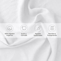 Camiseta Blanca Tirante Grueso Algodón Niño