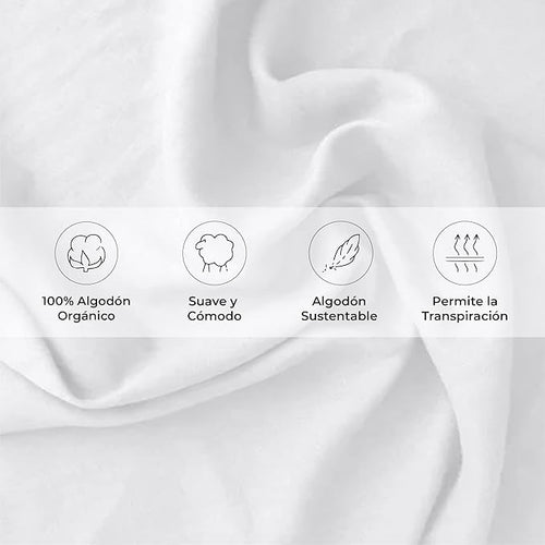 Camiseta Blanca Tirante Grueso Algodón Niño