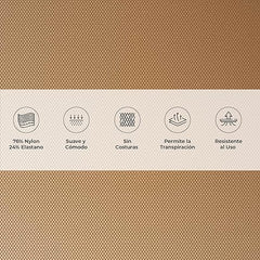 Pantimedia Media Cristiana Semitransparente Nylon