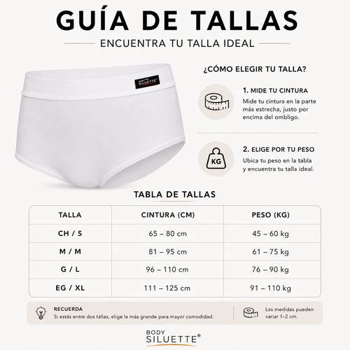 Pantaleta 3/4 Moldea Figura Body Siluette by Don Calcetín