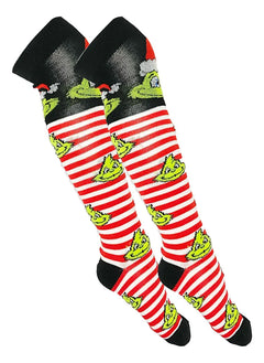 Calceta Larga Medieta Navideña Niña Varios Diseños